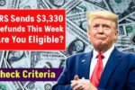 $3330 IRS Tax Refunds